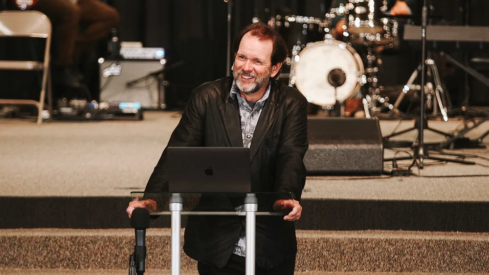 Pastor Mark teaching at Abiding Place